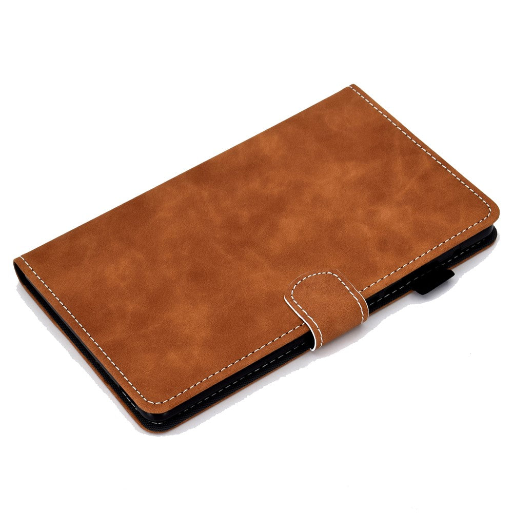 For Lenovo Tab M11 / Xiaoxin Pad 11 2024 Tablet Cover Shockproof Leather Card Holder Stand Case - Brown
