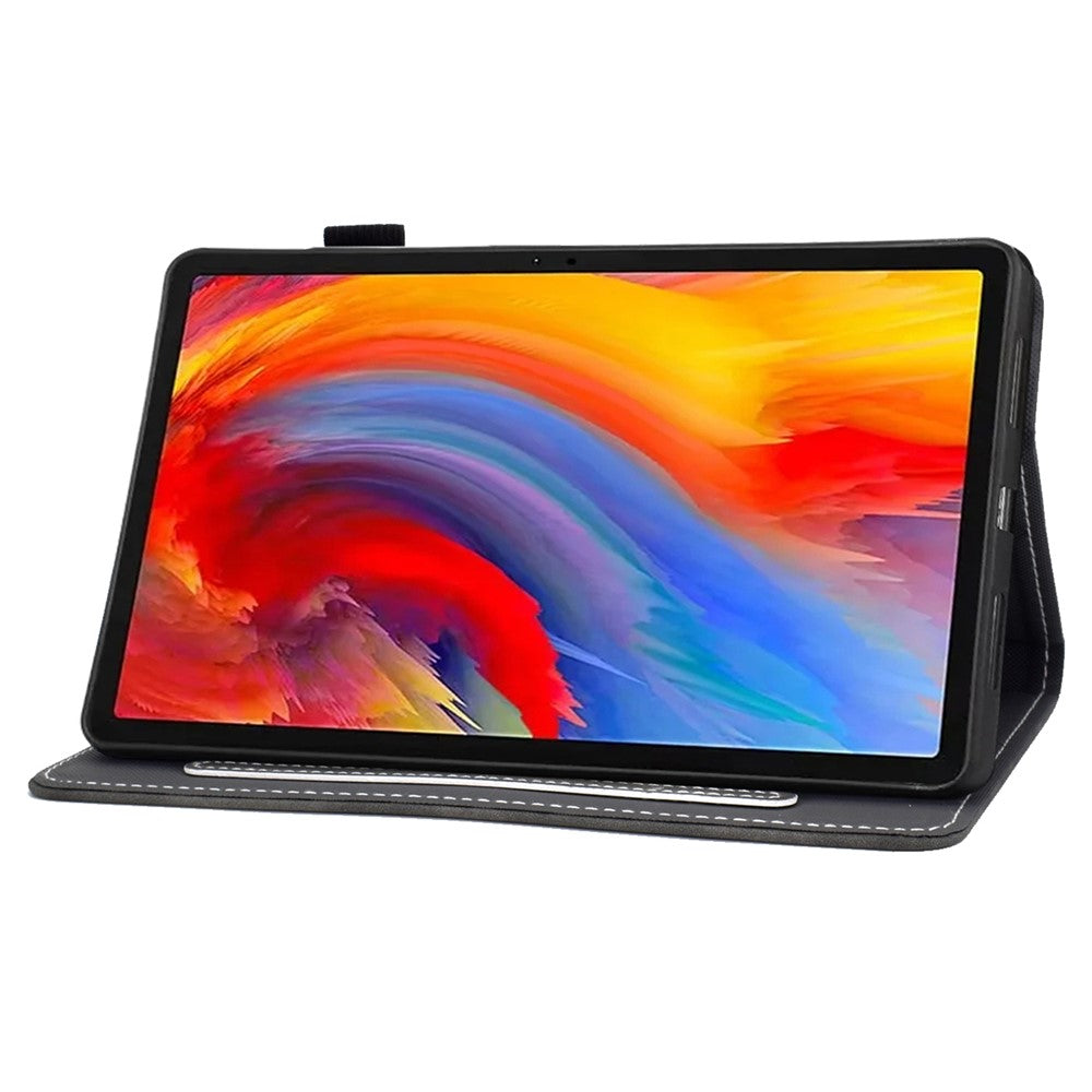 For Lenovo Tab M11 / Xiaoxin Pad 11 2024 Tablet Cover Shockproof Leather Card Holder Stand Case - Black