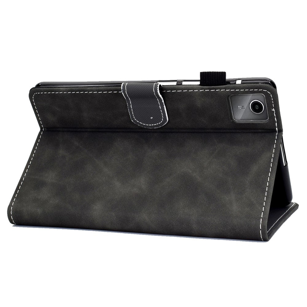 For Lenovo Tab M11 / Xiaoxin Pad 11 2024 Tablet Cover Shockproof Leather Card Holder Stand Case - Black