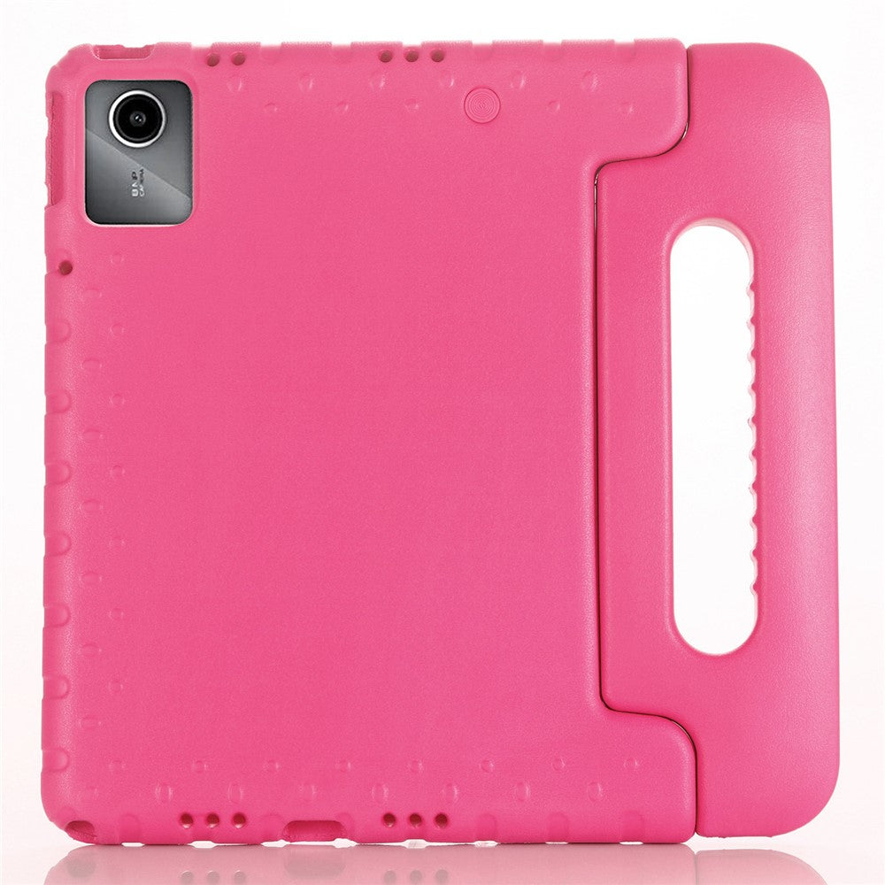 For Lenovo Tab M11 / Xiaoxin Pad 11 2024 Case Handle Kickstand EVA Tablet Cover - Rose