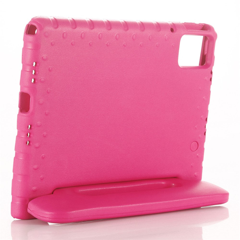 For Lenovo Tab M11 / Xiaoxin Pad 11 2024 Case Handle Kickstand EVA Tablet Cover - Rose