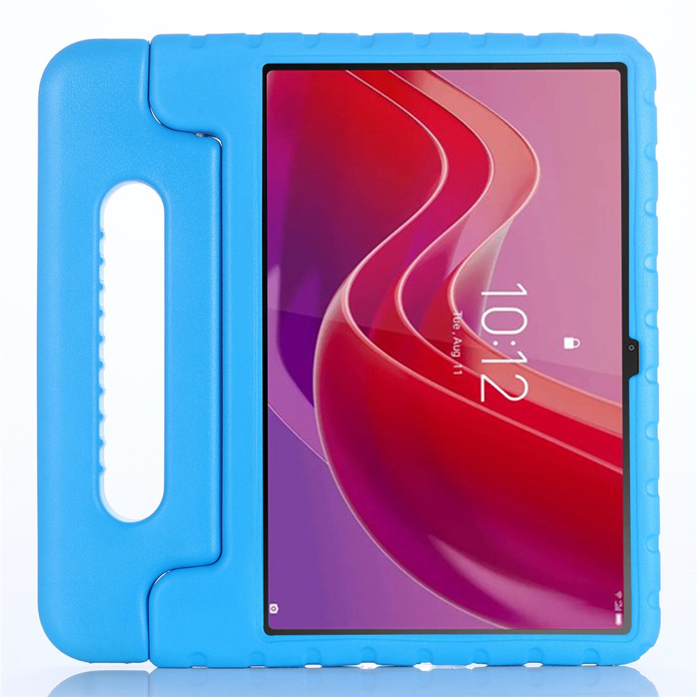 For Lenovo Tab M11 / Xiaoxin Pad 11 2024 Case Handle Kickstand EVA Tablet Cover - Blue