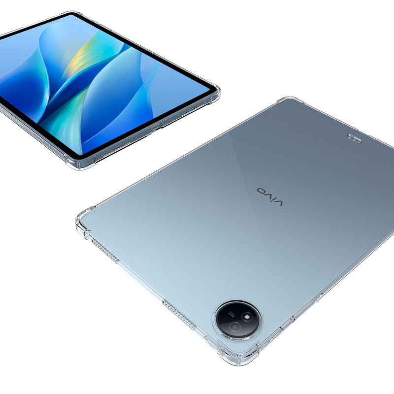 For vivo Pad3 Pro Tablet Case Four Corner Protection Clear TPU Cover