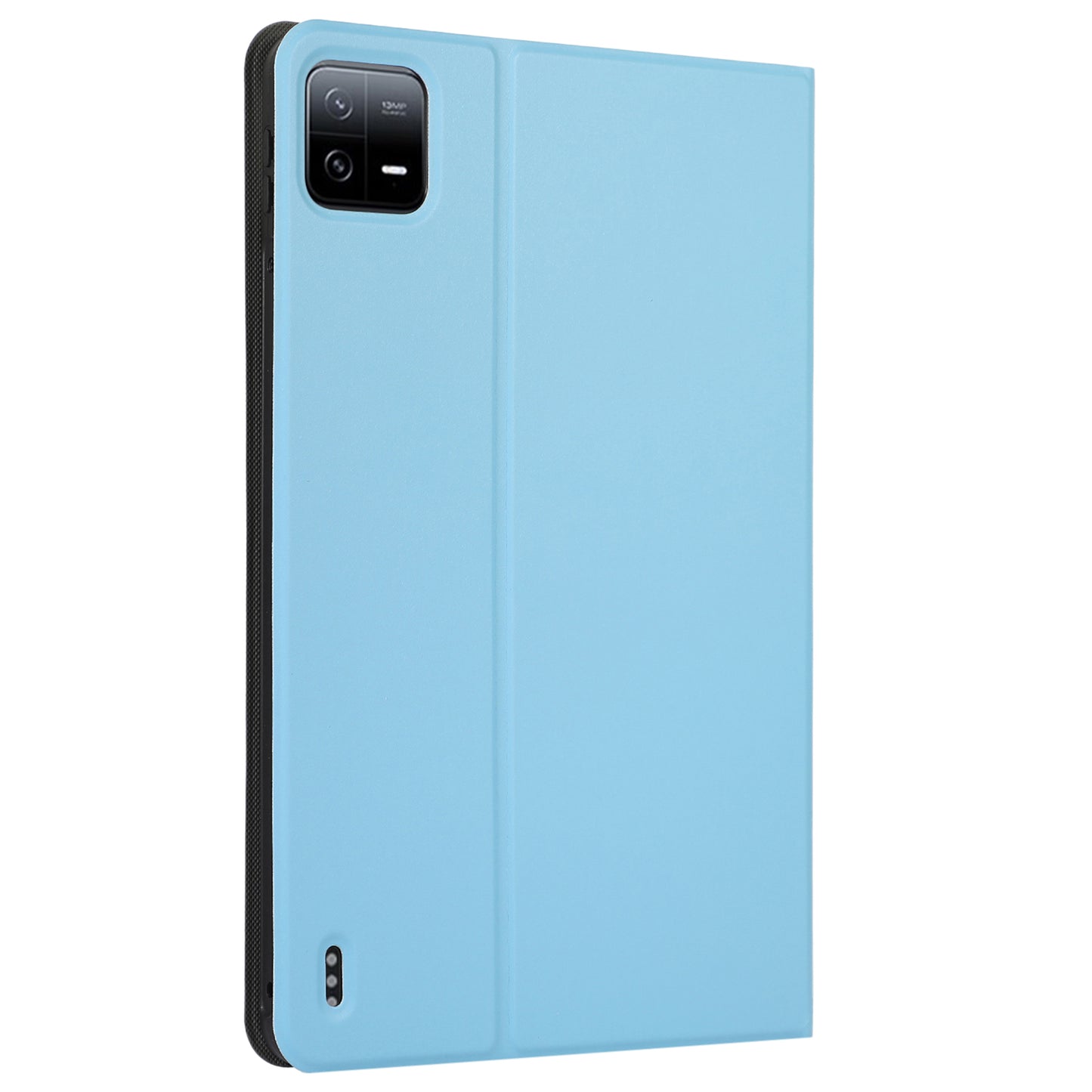 For Xiaomi Pad 6S Pro 12.4 Tablet Case Anti-Drop PU Leather Flip Cover - Sky Blue
