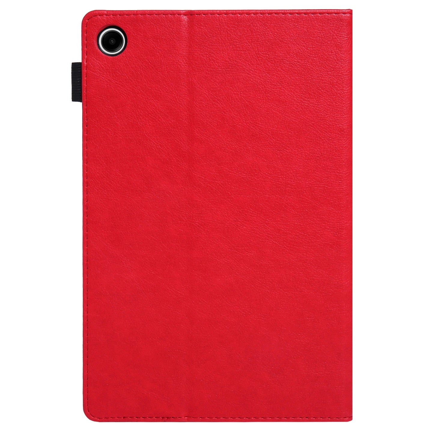 For Samsung Galaxy Tab A9+ X210 Case Card Slots PU Leather Flip Stand Tablet Cover - Red