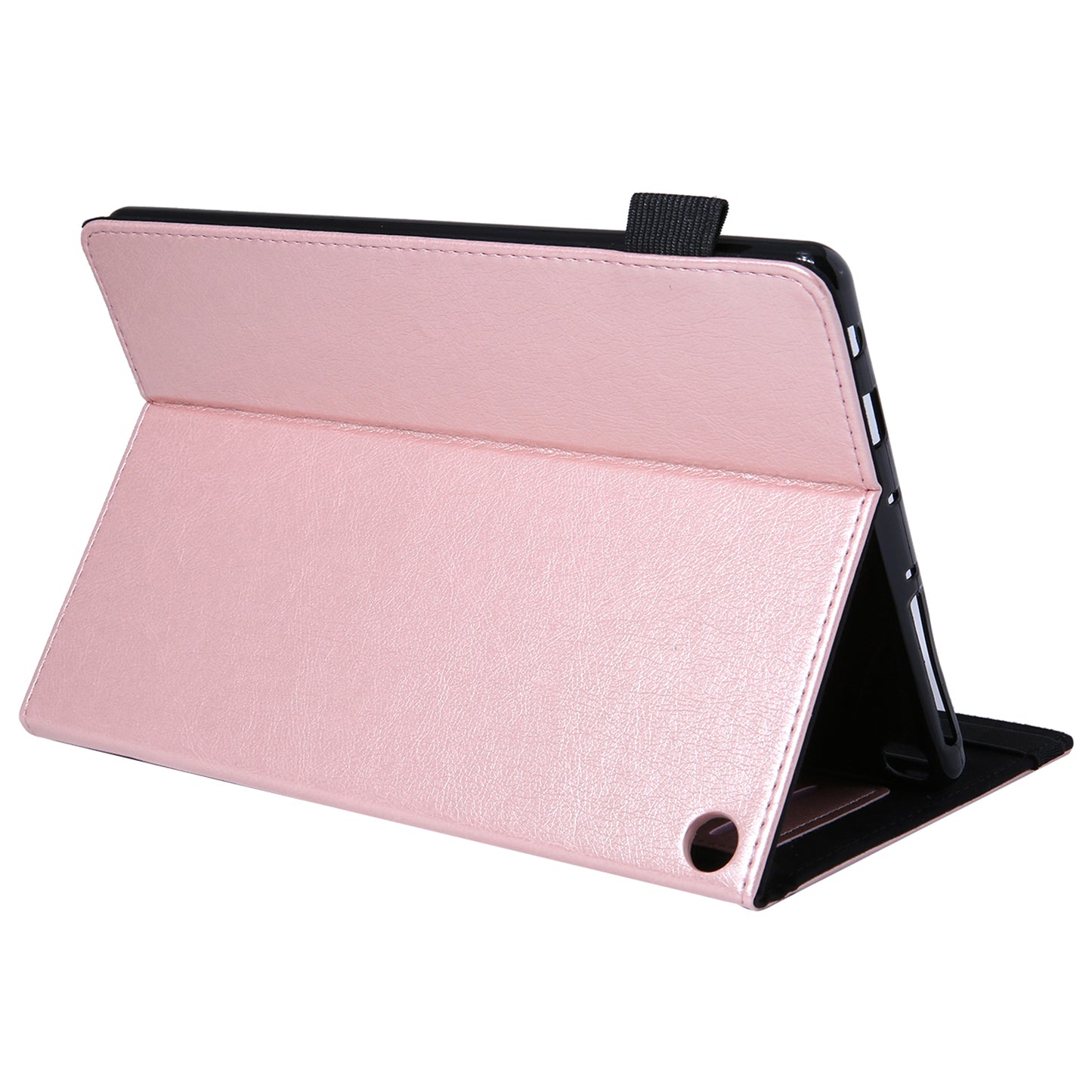 For Amazon Fire HD 10 (2021) / HD 10 (2023) Tablet Case PU Leather+TPU Card Slots Cover - Rose Gold