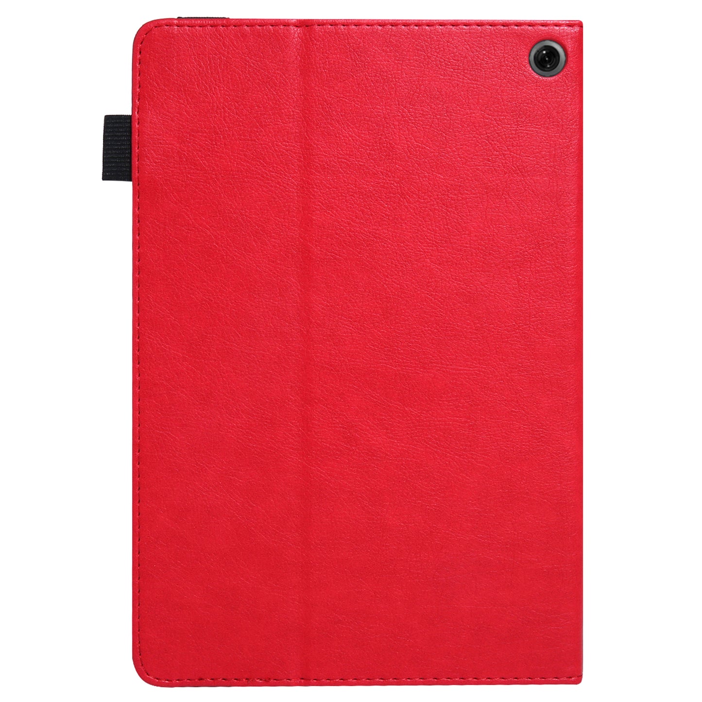For Amazon Fire HD 10 (2021) / HD 10 (2023) Tablet Case PU Leather+TPU Card Slots Cover - Red