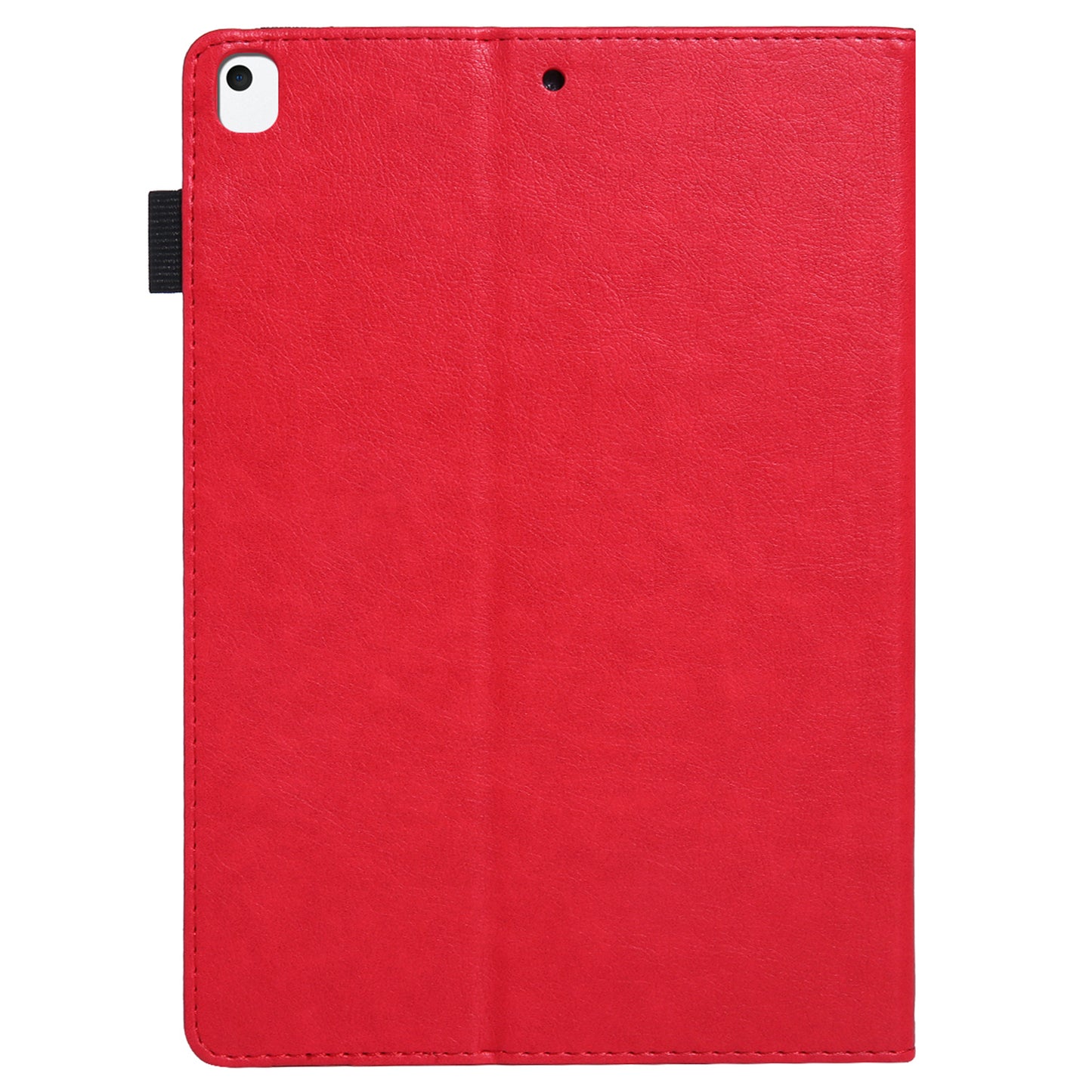 For iPad Air (2013) / Air 2 / iPad 9.7-inch (2017) / (2018) Tablet Case Leather Card Holders Flip Stand Cover - Red