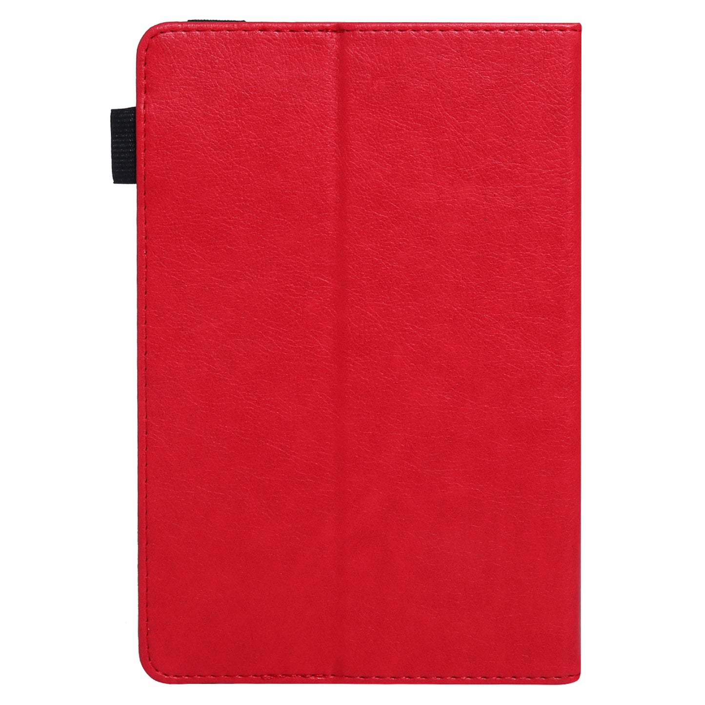 10-inch Tablet Case Card Slots PU Leather Flip Cover with Folding Stand - Red