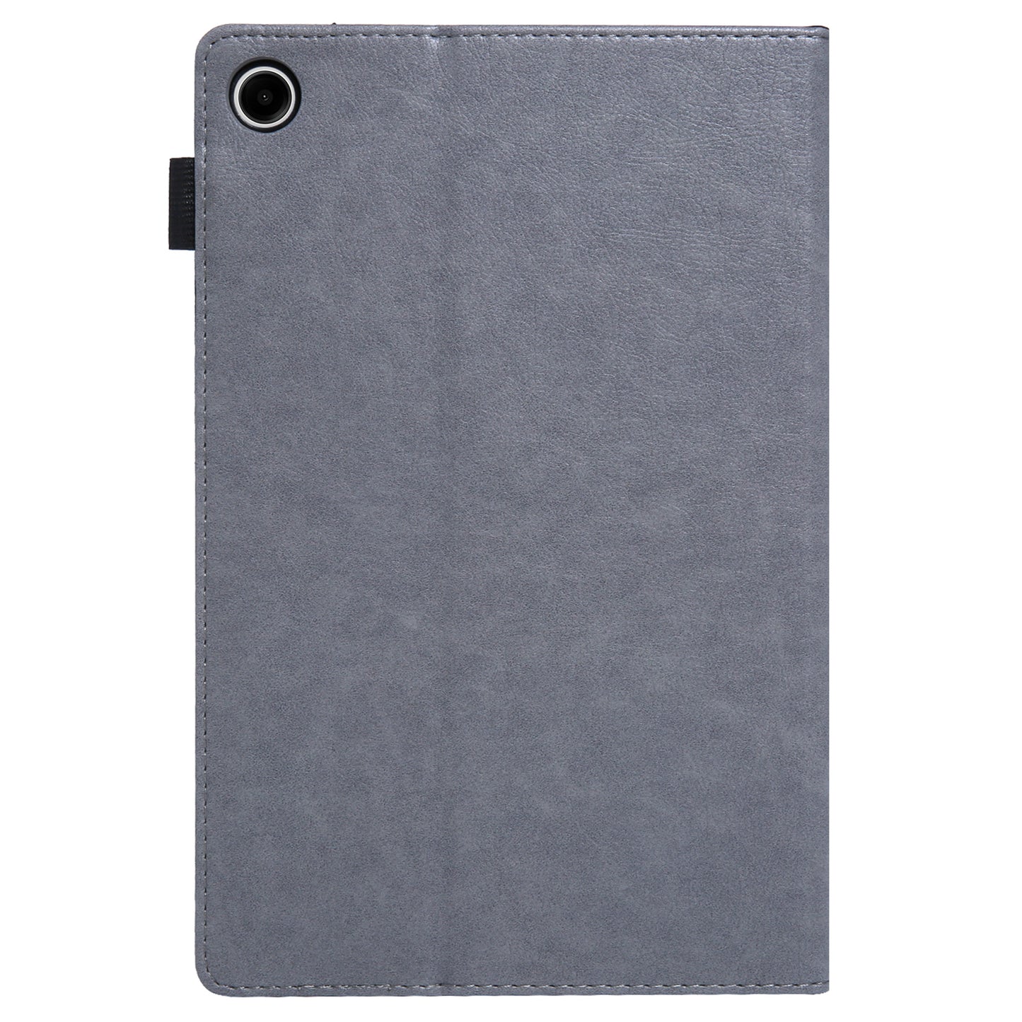 For Samsung Galaxy Tab A9 X110 Tablet Case Card Slots Protective Leather Flip Cover - Grey
