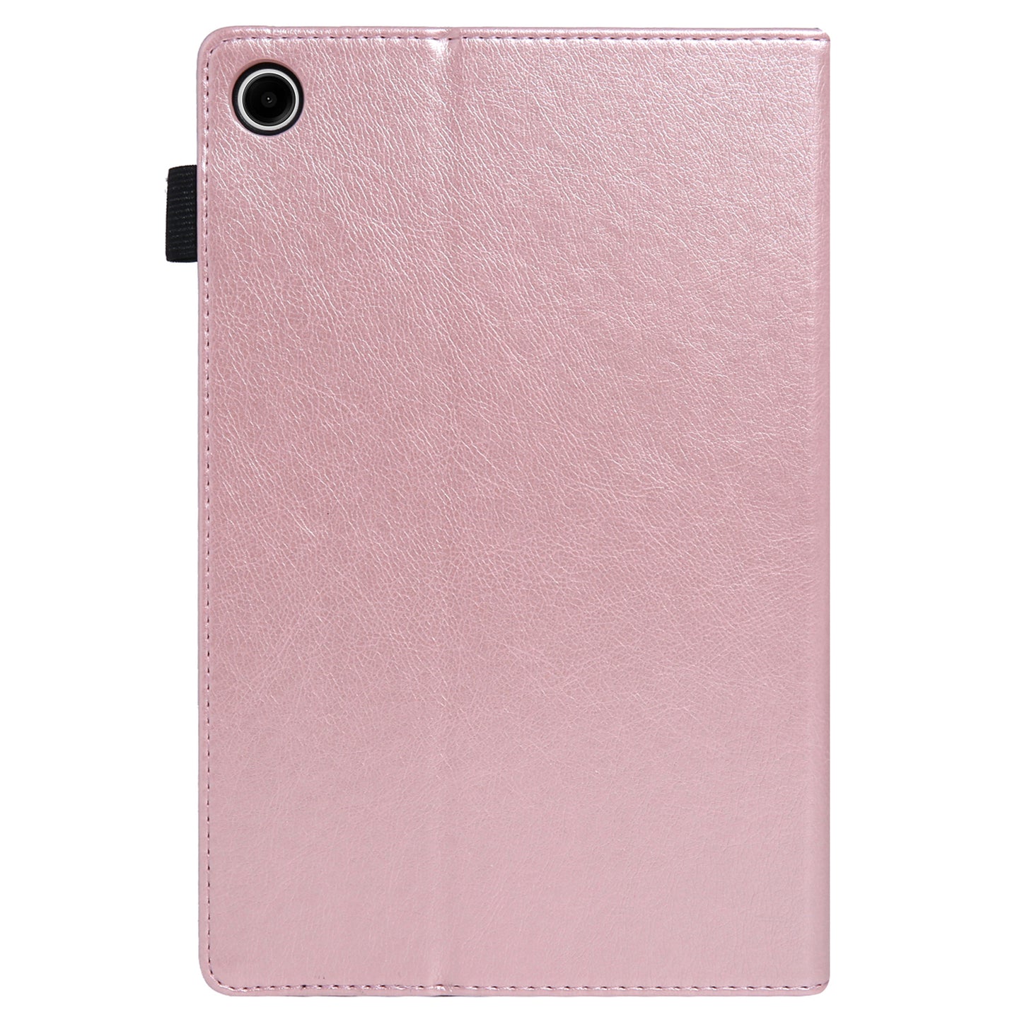For Samsung Galaxy Tab A9 X110 Tablet Case Card Slots Protective Leather Flip Cover - Rose Gold