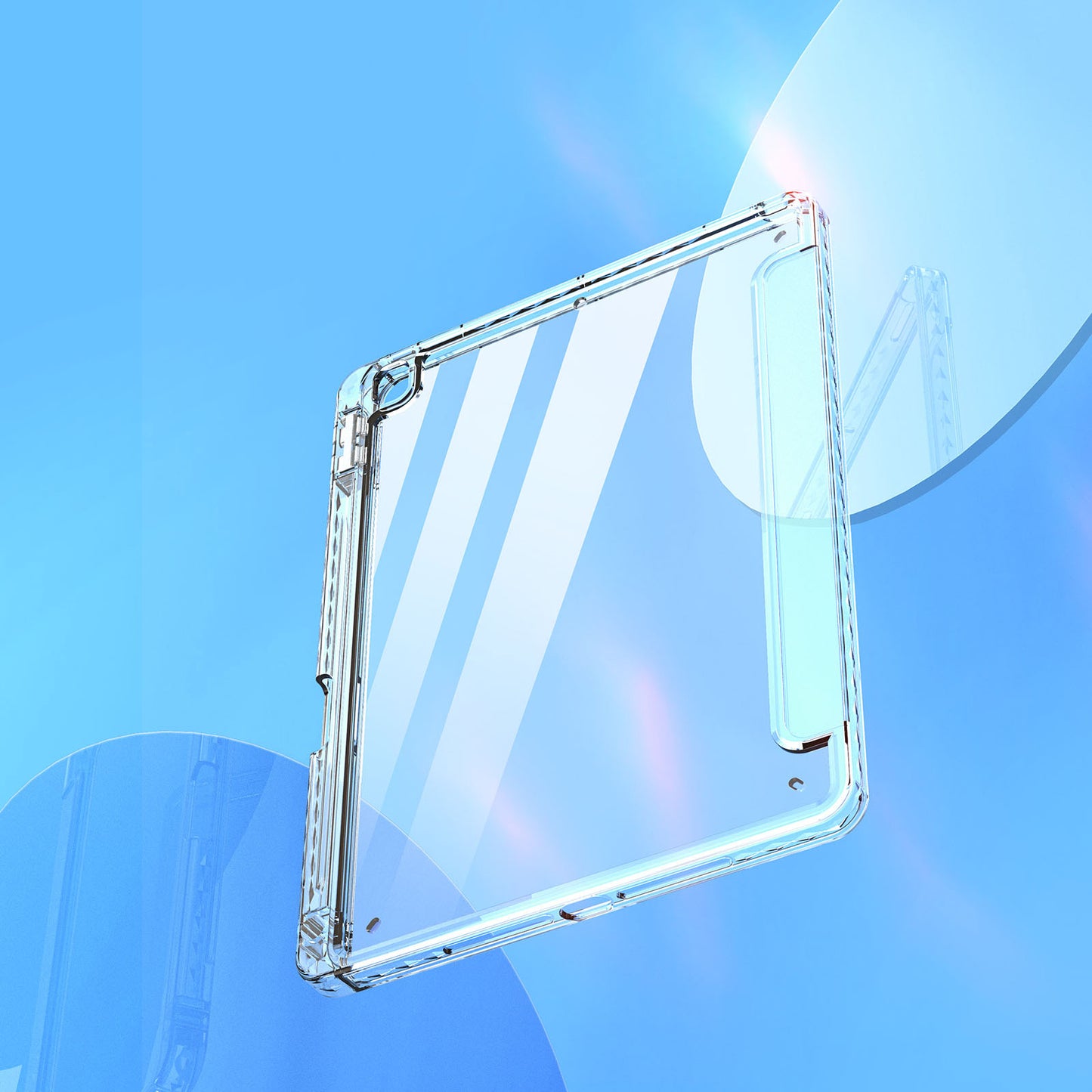 DUX DUCIS Unid Series For iPad 10.2 (2021) / (2020) / (2019) / iPad Air 10.5 inch (2019) / Pro 10.5-inch (2017) Leather Case Clear Back Cover - Light Green