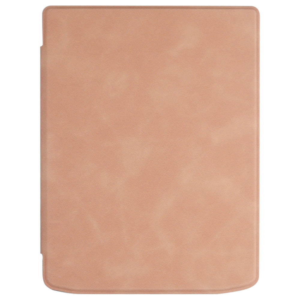 For PocketBook InkPad Color 2 / 3 PB743 Case Skin-Touch PU Leather E-Reader Cover with Auto Wake / Sleep - Rose Gold