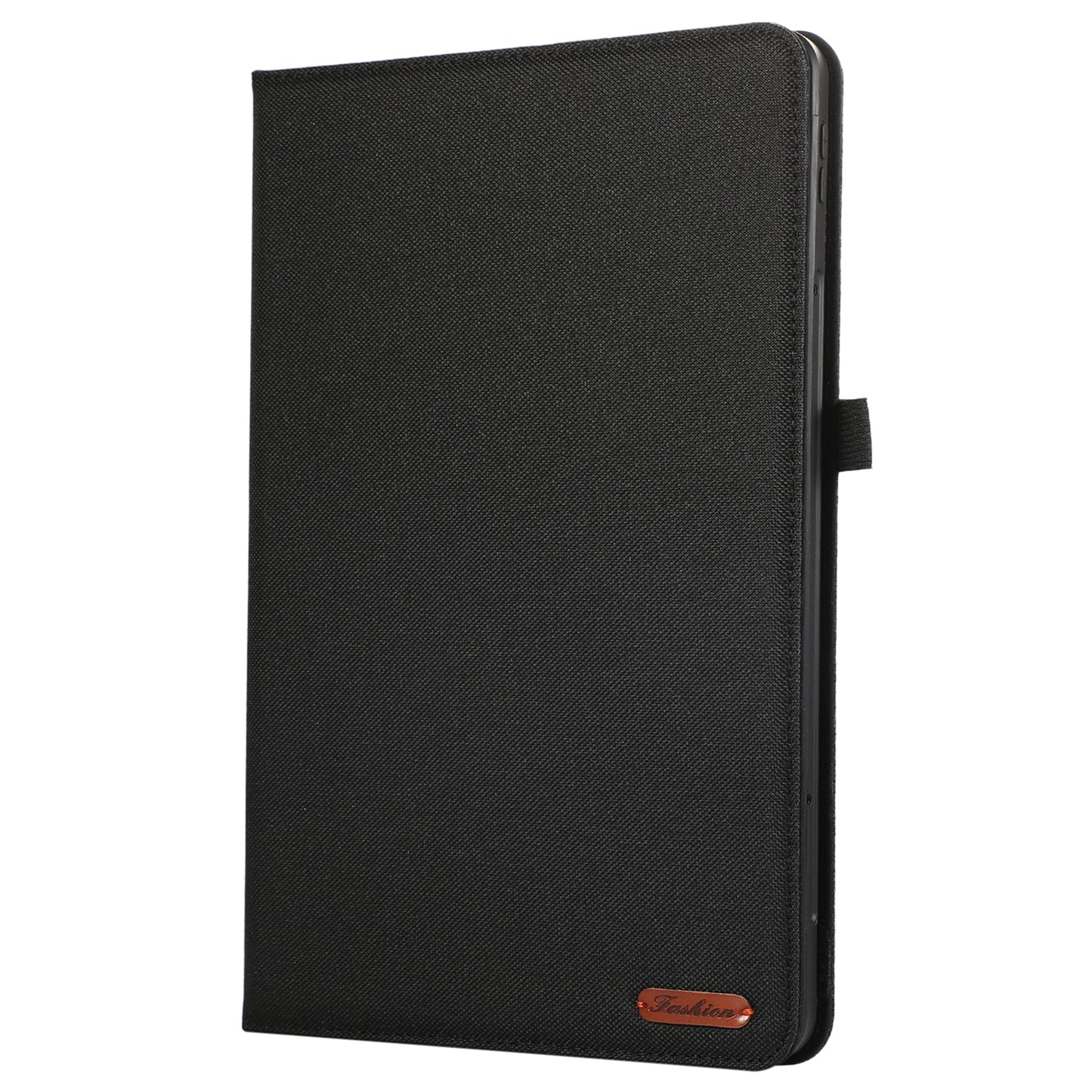For Xiaomi Redmi Pad Pro Card Holder Cloth Texture Leather Case Tablet Stand Cover - Black