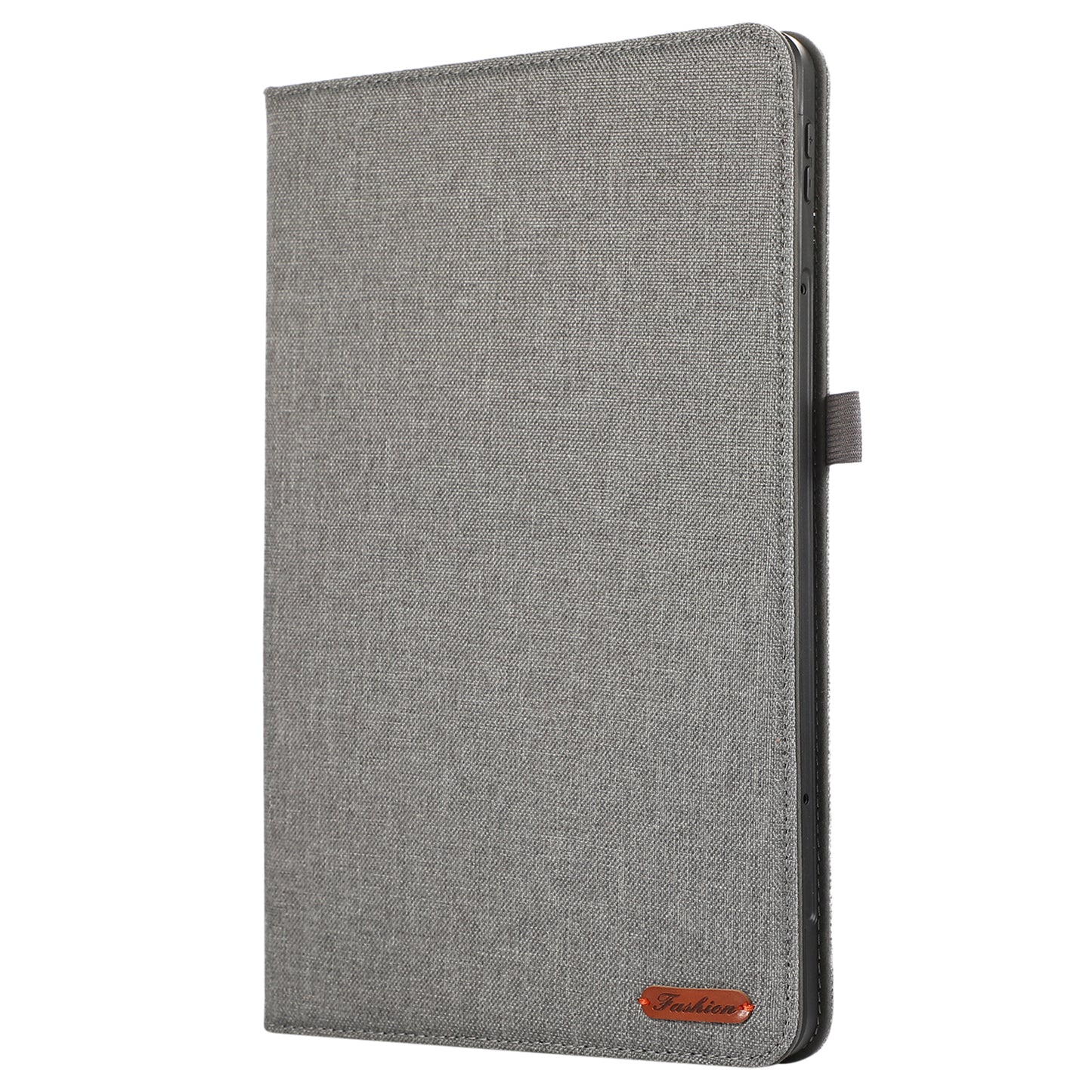 For Xiaomi Redmi Pad Pro Card Holder Cloth Texture Leather Case Tablet Stand Cover - Grey