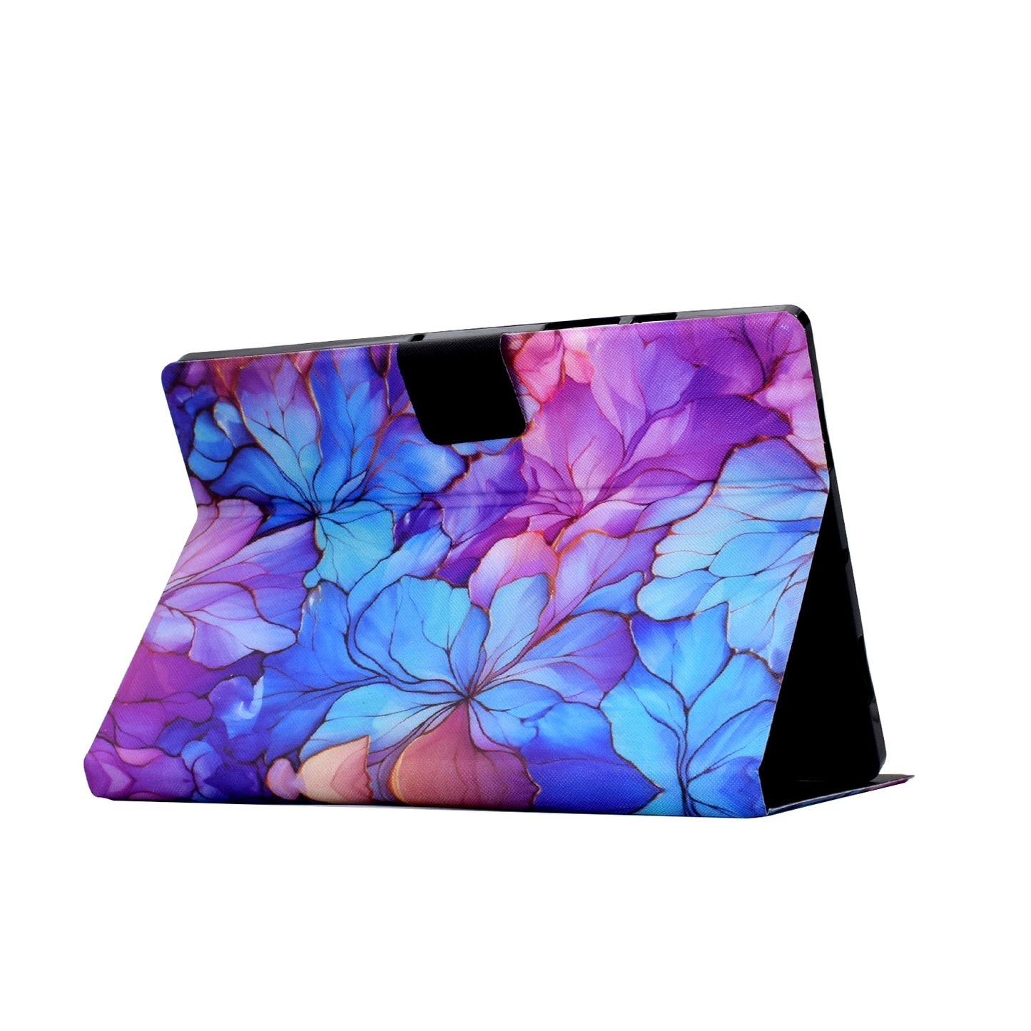 For Amazon Kindle Paperwhite (2021) Case Card Slot Pattern Printing Leather E-Reader Cover - Petal