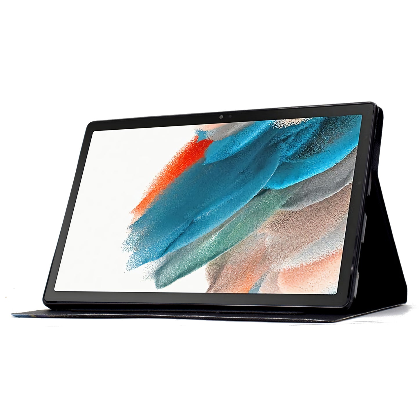 For Samsung Galaxy Tab A8 10.5 (2021) X205 X200 / (2022) Case Card Slot Tablet Leather Cover - Moonlight Fox