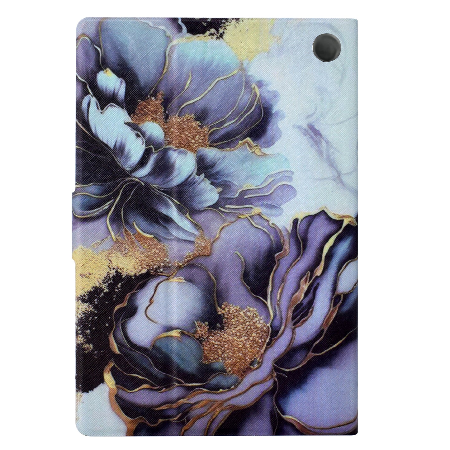 For Amazon Fire HD 10 (2021) / (2023) / Fire HD 10 Plus (2021) / (2023) Case Stand Pattern PU Leather Pattern Tablet Cover - Peony Flower