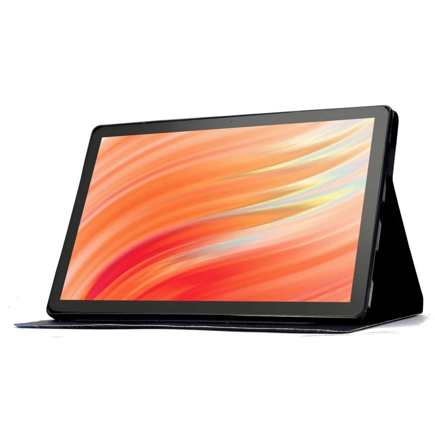 For Amazon Fire HD 10 (2021) / (2023) / Fire HD 10 Plus (2021) / (2023) Case Stand Pattern PU Leather Pattern Tablet Cover - Moonlight Fox