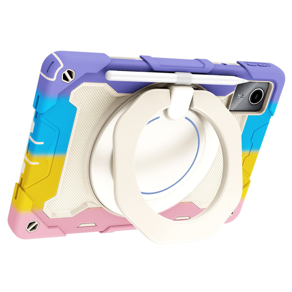 For Lenovo Tab M11 / Tab K11 Wholesale Tablet Case PC+Silicone Cover with Kickstand - Colorful Pink