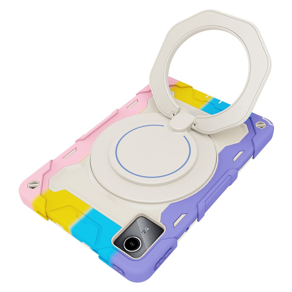 For Lenovo Tab M11 / Tab K11 Wholesale Tablet Case PC+Silicone Cover with Kickstand - Colorful Pink