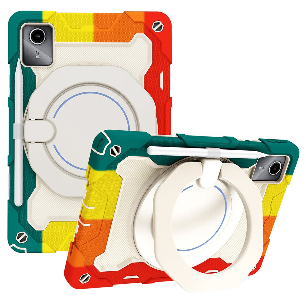 For Lenovo Tab M11 / Tab K11 Wholesale Tablet Case PC+Silicone Cover with Kickstand - Colorful Red