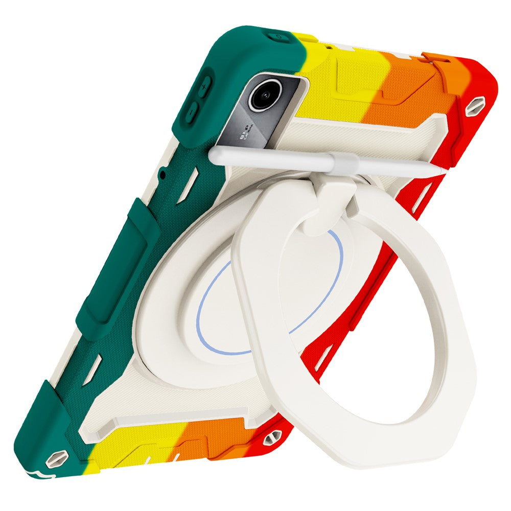 For Lenovo Tab M11 / Tab K11 Wholesale Tablet Case PC+Silicone Cover with Kickstand - Colorful Red