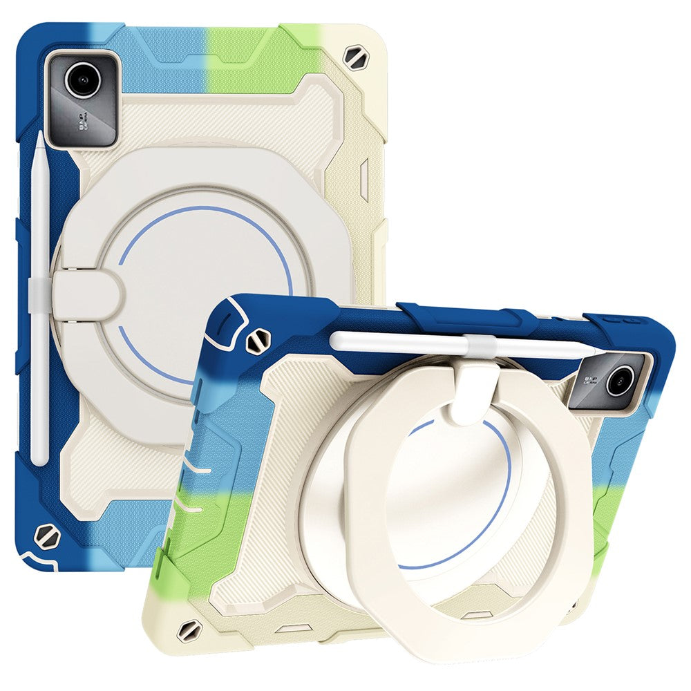 For Lenovo Tab M11 / Tab K11 Wholesale Tablet Case PC+Silicone Cover with Kickstand - Colorful Blue