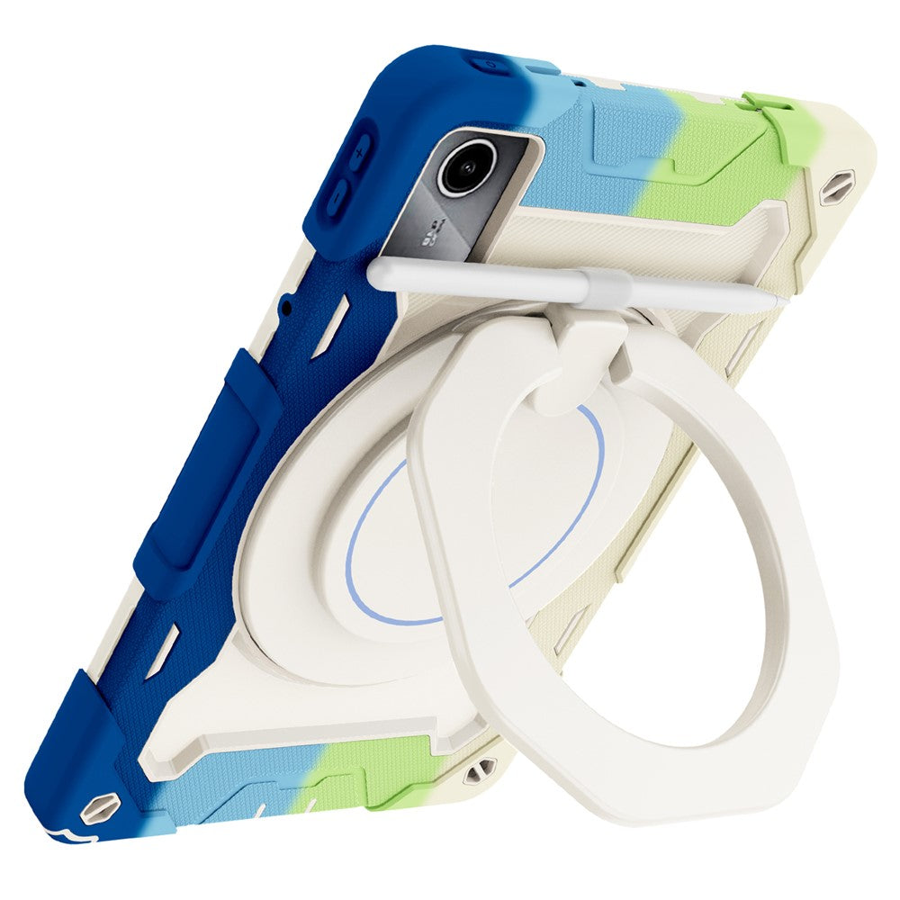 For Lenovo Tab M11 / Tab K11 Wholesale Tablet Case PC+Silicone Cover with Kickstand - Colorful Blue