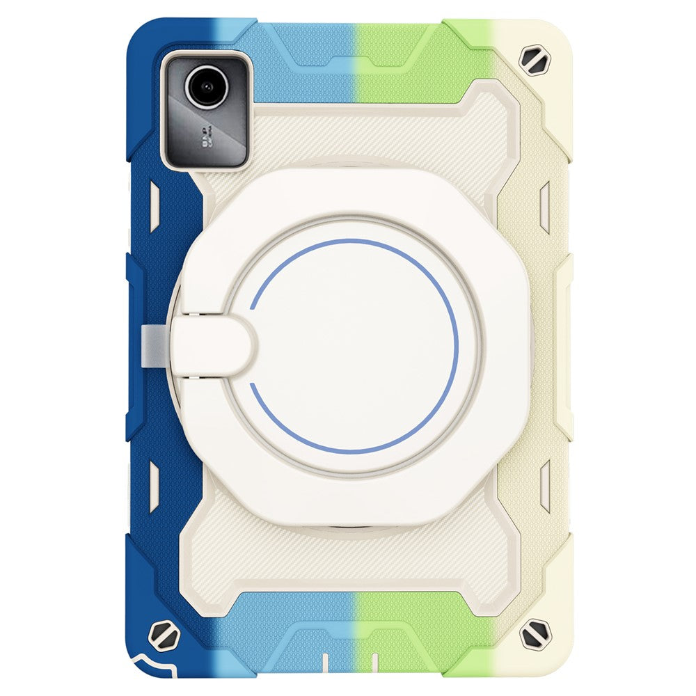 For Lenovo Tab M11 / Tab K11 Wholesale Tablet Case PC+Silicone Cover with Kickstand - Colorful Blue