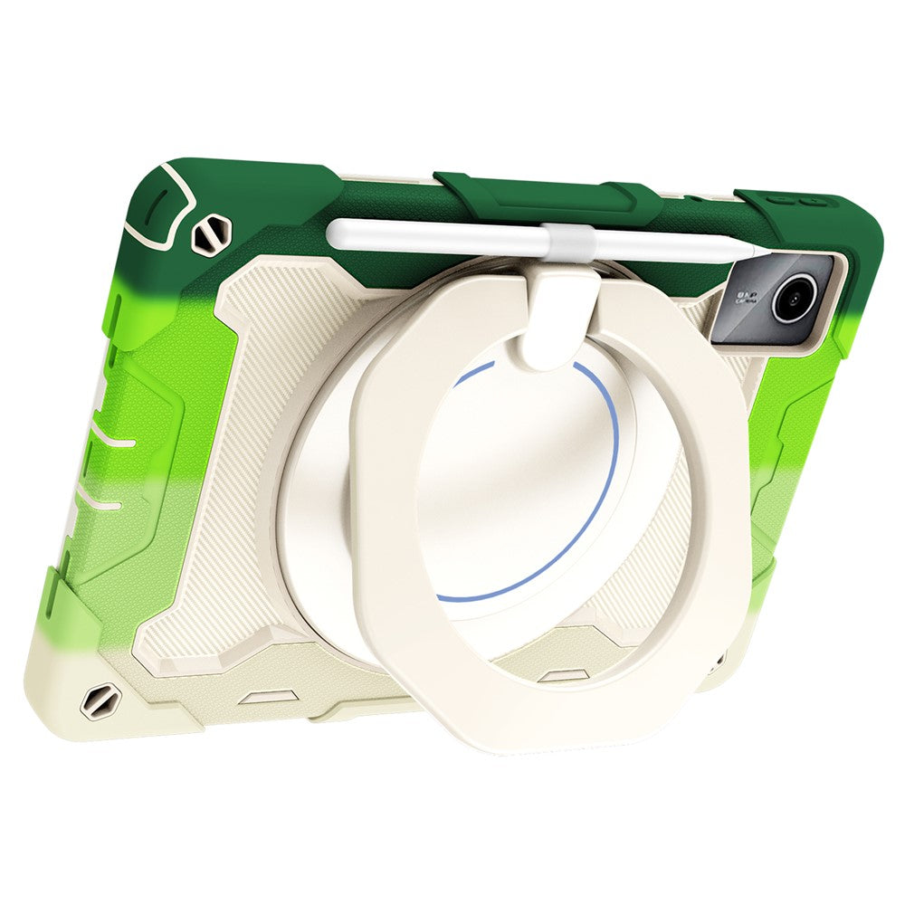 For Lenovo Tab M11 / Tab K11 Wholesale Tablet Case PC+Silicone Cover with Kickstand - Colorful Green