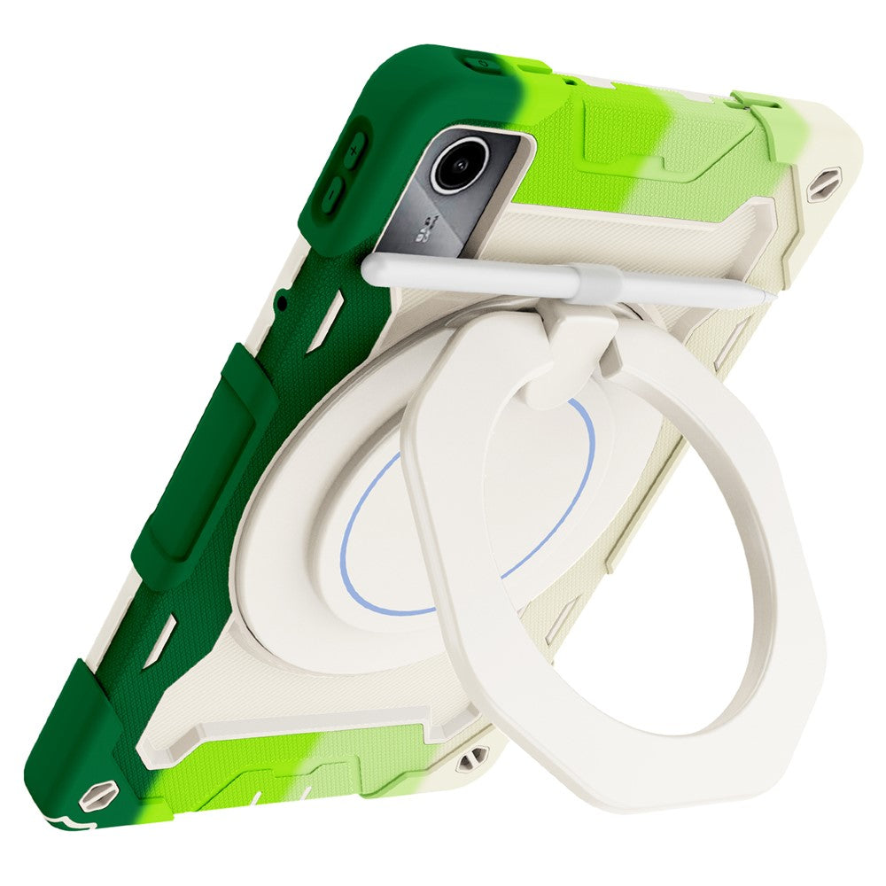 For Lenovo Tab M11 / Tab K11 Wholesale Tablet Case PC+Silicone Cover with Kickstand - Colorful Green