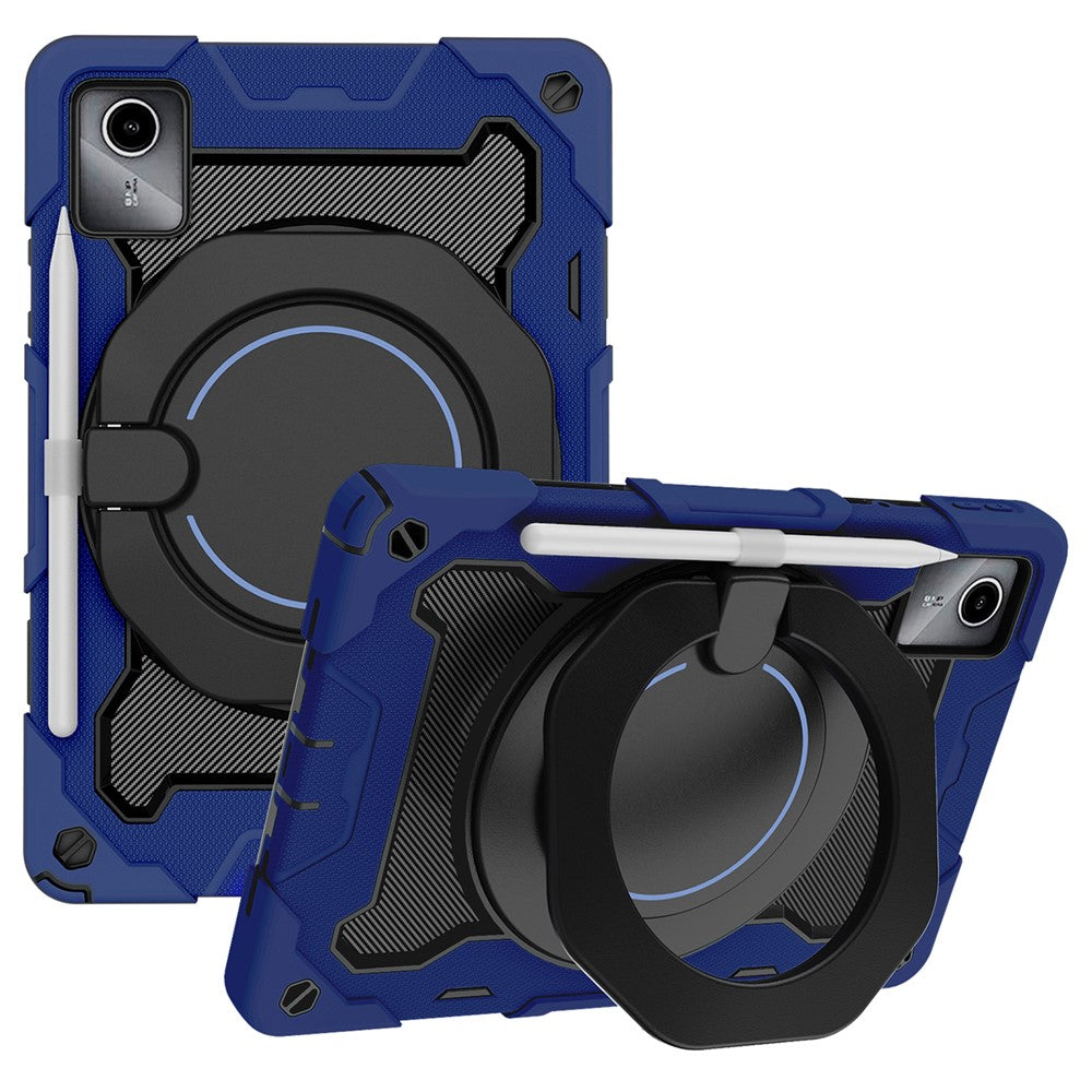 For Lenovo Tab M11 / Tab K11 Wholesale Tablet Case PC+Silicone Cover with Kickstand - Navy Blue