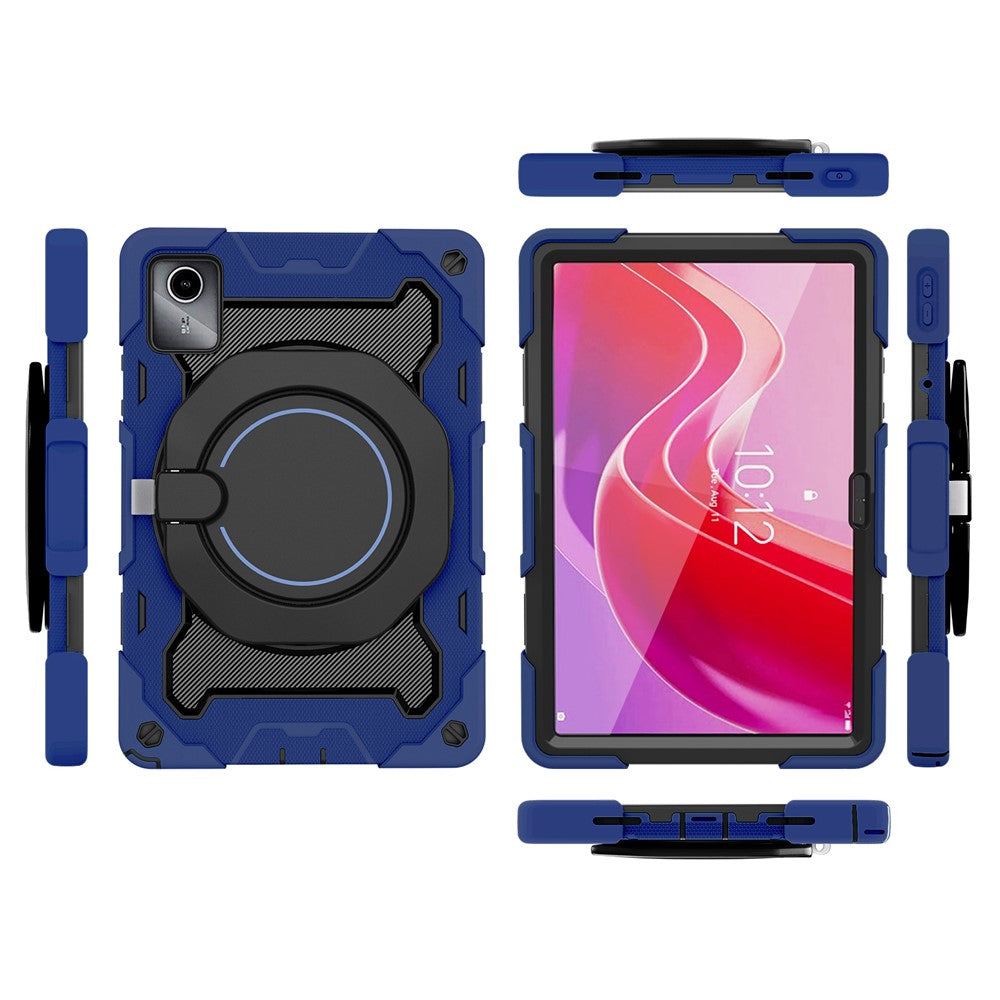 For Lenovo Tab M11 / Tab K11 Wholesale Tablet Case PC+Silicone Cover with Kickstand - Navy Blue