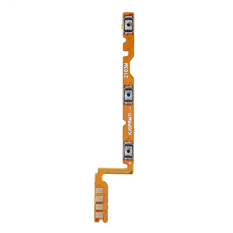 For Realme C17 RMX2101 / 7i (Asia) RMX2103 Power On/Off and Volume Flex Cable Replace Part (without Logo)
