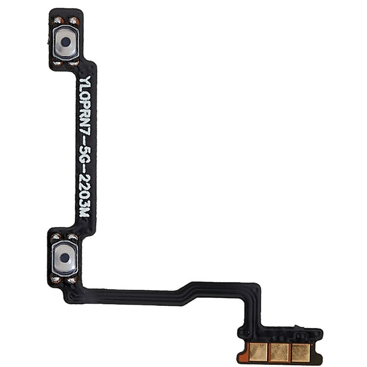 For Oppo Reno7 5G (Global) Volume Button Flex Cable Replace Part (without Logo)