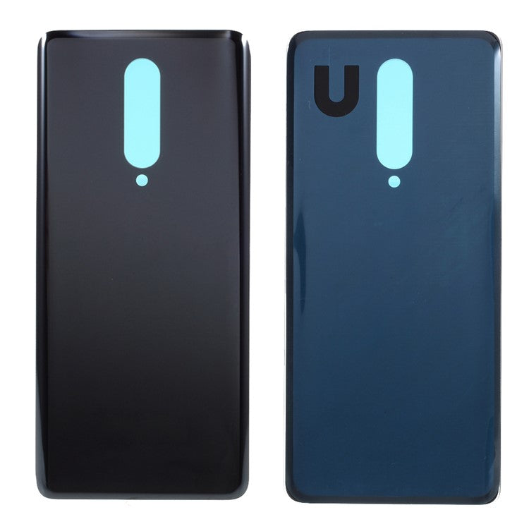 High Quality Phone Housing Cover with Glue for Oneplus 8 - Black