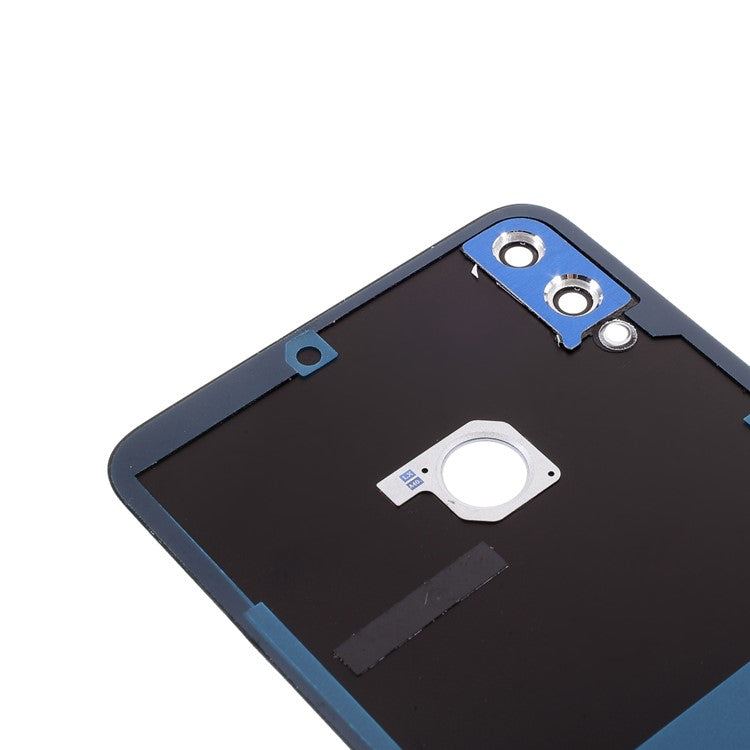 OEM Battery Cover with Adhesive Sticker + Camera Lens Ring Cover for Huawei Honor 8X - Blue