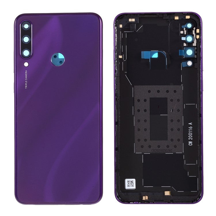 OEM Battery Housing Back Cover Replacement for Huawei Y6P - Purple