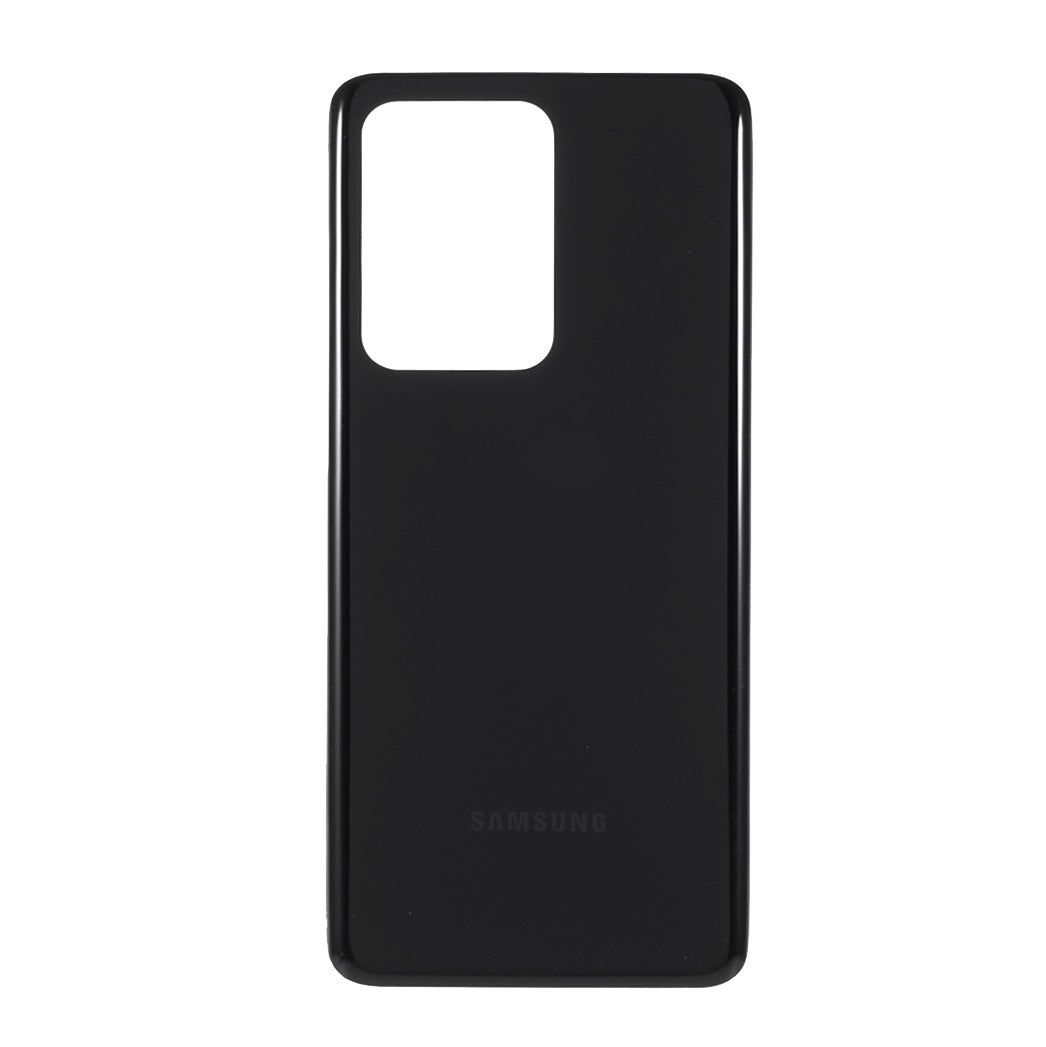 For Samsung Galaxy S20 Ultra G988 Battery Housing Cover with Adhesive Sticker Replacement Parts - Black