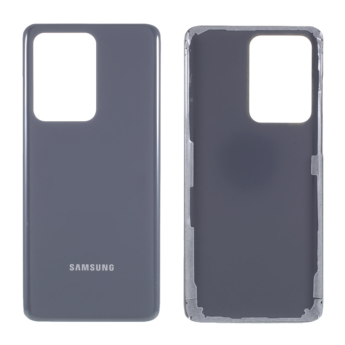 For Samsung Galaxy S20 Ultra G988 Battery Housing Cover with Adhesive Sticker Replacement Parts - Grey