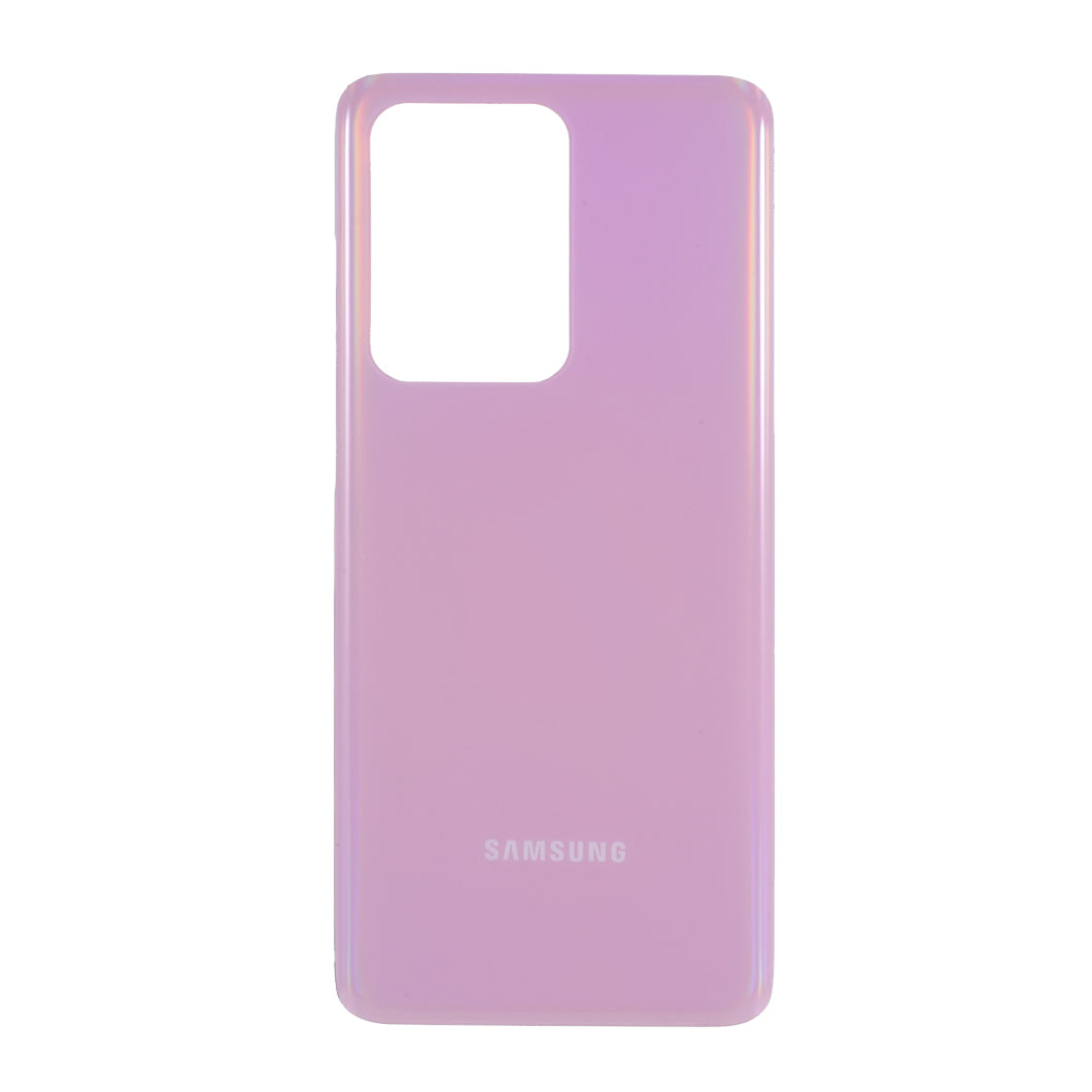 For Samsung Galaxy S20 Ultra G988 Battery Housing Cover with Adhesive Sticker Replacement Parts - Pink