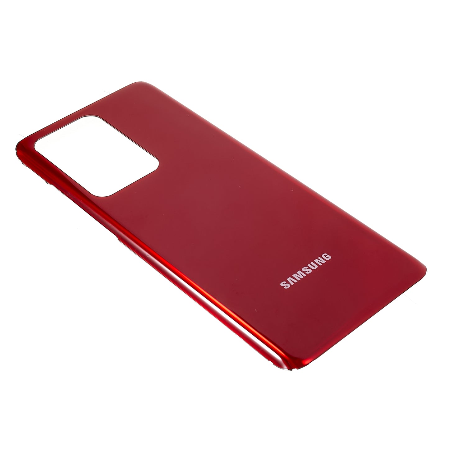 For Samsung Galaxy S20 Ultra G988 Battery Housing Cover with Adhesive Sticker Replacement Parts - Red