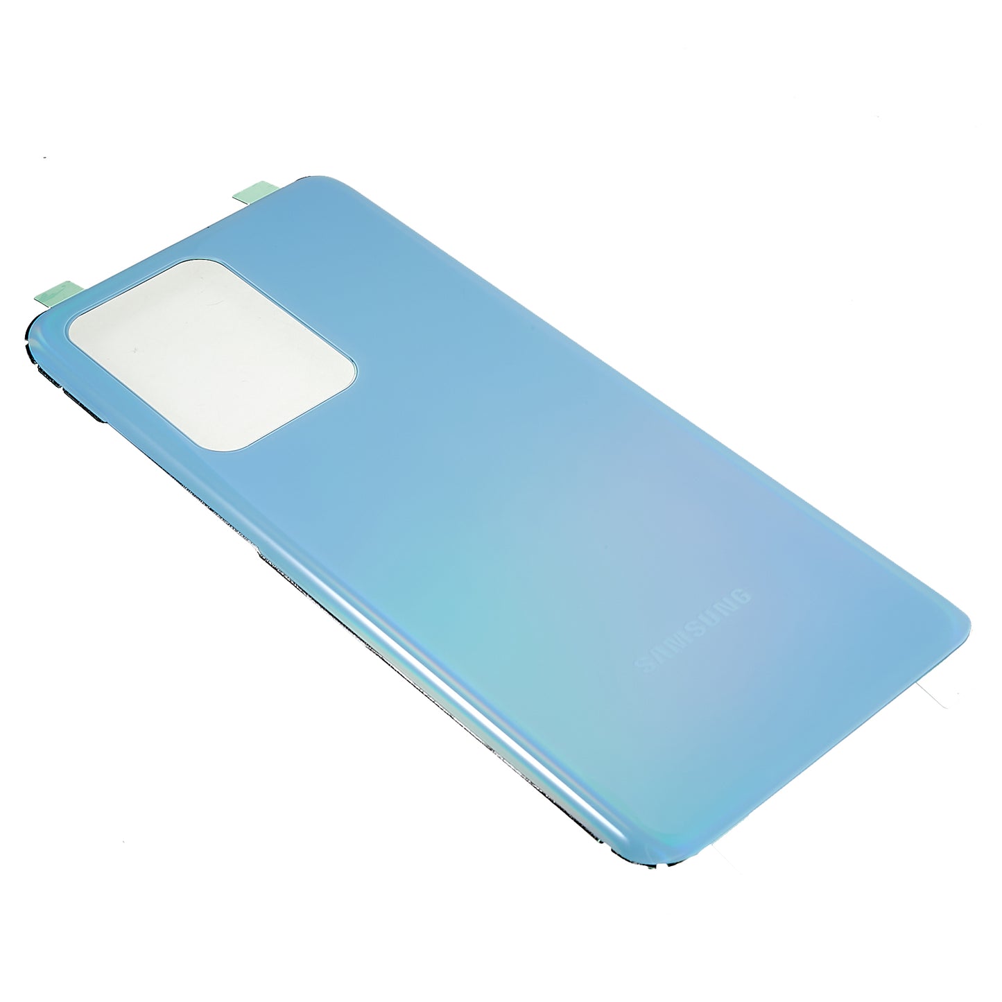 For Samsung Galaxy S20 Ultra G988 Battery Housing Cover with Adhesive Sticker Replacement Parts - Blue