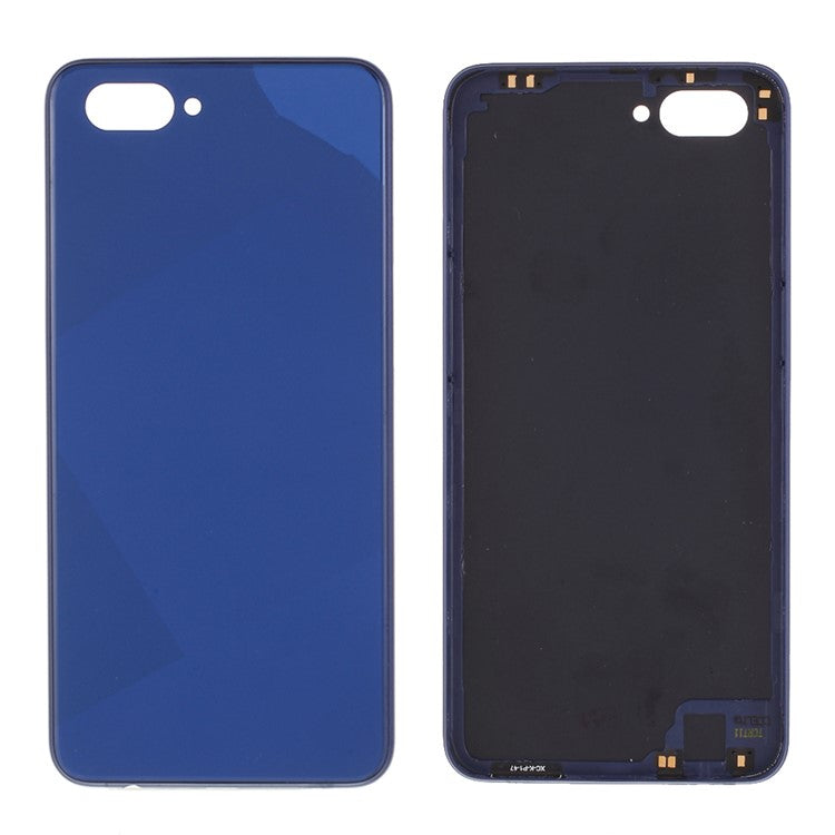 Non-slip Back Battery Housing Replacement Rear Cover for OPPO A5 / A3s - Blue