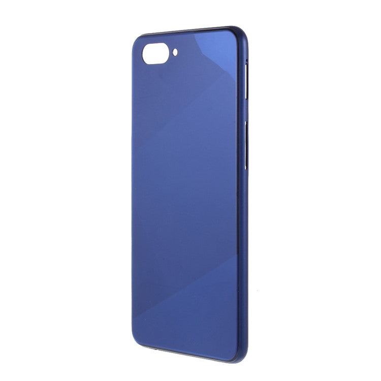 Non-slip Back Battery Housing Replacement Rear Cover for OPPO A5 / A3s - Blue