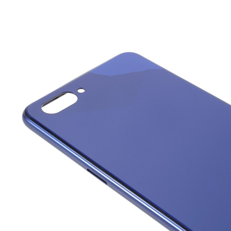 Non-slip Back Battery Housing Replacement Rear Cover for OPPO A5 / A3s - Blue