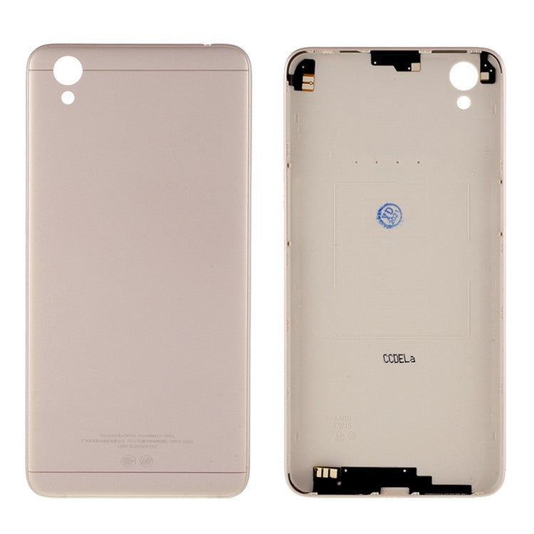 High Quality Back Battery Housing Replacement Back Cover for Oppo A37 - Gold