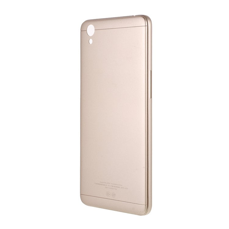High Quality Back Battery Housing Replacement Back Cover for Oppo A37 - Gold