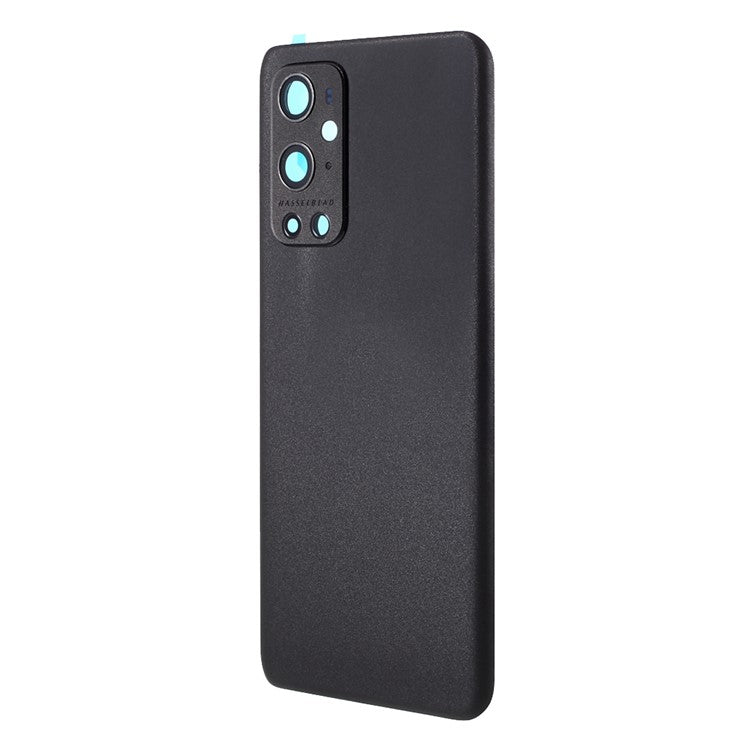 For OnePlus 9 Pro 5G OEM Battery Housing Cover Repair Part + Camera Lens Cover - Black